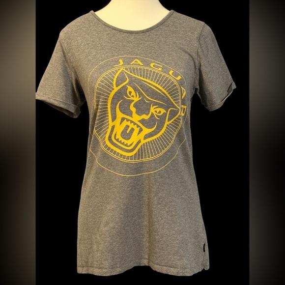 Jaguar Tops - Jaguar Graphic Gray Women's Short Sleeve Tee